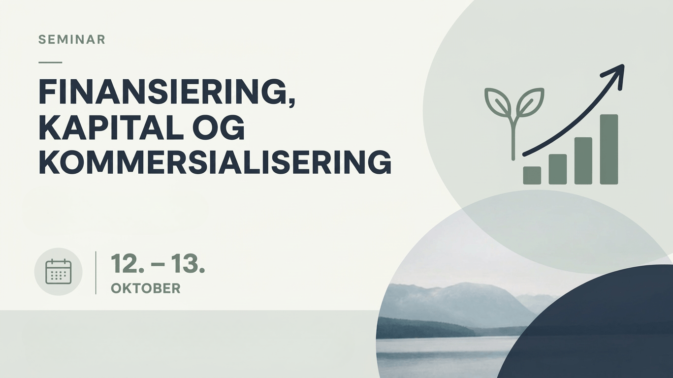Invitasjon til workshop om kapitaltilgang